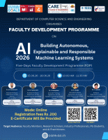 FDP AI 2026 Building Autonomous Explainable And Responsible Machine Learning Systems 2026 Faculty Development Program Poster